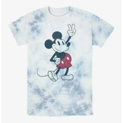 Top 10 ✔️ Disney Mickey Mouse Plaid Mickey Tie-Dye T-Shirt 🔥