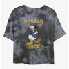 Best Pirce 🤩 Disney Mickey Mouse Donald Duck Tie-Dye 👧 Girls Crop T-Shirt ⌛