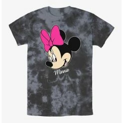 Promo 🧨 Disney Minnie Mouse Big Face Tie-Dye T-Shirt 🛒