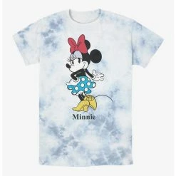 Coupon 🔥 Disney Minnie Mouse Polka Dot 👗 Skirt Tie-Dye T-Shirt 😀