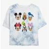 Best Sale 😀 Disney Mickey Mouse Sensational Six Tie-Dye 👧 Girls Crop T-Shirt ❤️