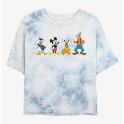 Buy ✔️ Disney Mickey Mouse Just The Boys Tie-Dye 👧 Girls Crop T-Shirt ⭐