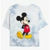 Top 10 😀 Disney Mickey Mouse Traditional Mickey Tie-Dye 👧 Girls Crop T-Shirt 🎁