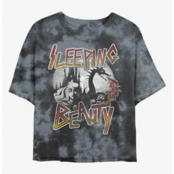 Buy 🌟 Disney Sleeping Beauty Beauty Sleep Tie-Dye 👧 Girls Crop T-Shirt 😍