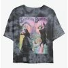 Wholesale ❤️ Disney Sleeping Beauty Silhouette Poster Tie-Dye 👧 Girls Crop T-Shirt 🛒