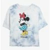 Best Pirce 🥰 Disney Minnie Mouse Polka Dot 👗 Skirt Tie-Dye 👧 Girls Crop T-Shirt 😉