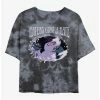 Best Pirce 🔔 Disney Villains Ursula Haters Tie-Dye 👧 Girls Crop T-Shirt ✨