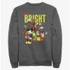 Best Pirce 🎉 Disney Mickey Mouse Bright 🎅 Christmas Mickey, Goofy, and Donald Sweatshirt 😍