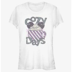 Buy 🧨 Disney Mickey Mouse Cozy Days Hot Cocoa 👧 Girls T-Shirt 🤩