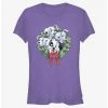 Buy ⭐ Disney 101 Dalmatians Puppy ❄ Christmas Wreath 👧 Girls T-Shirt ✨