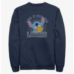 Outlet 🥰 Disney Lilo & Stitch Did It For Hanukkah Latkes Sweatshirt 🔥