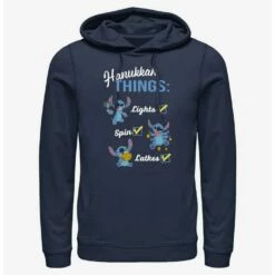 Best deal 👏 Disney Lilo & Stitch Hanukkah List Hoodie 🥰