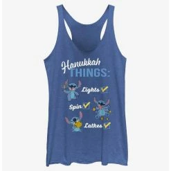Best deal 🧨 Disney Lilo & Stitch Hanukkah List 👧 Girls Tank ✨