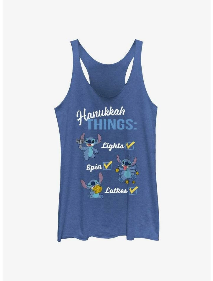 Best deal ๐งจ Disney Lilo & Stitch Hanukkah List ๐ง Girls Tank โจ