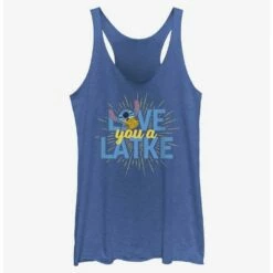Budget 🔥 Disney Lilo & Stitch Hanukkah Love You A Latke 👧 Girls Tank 😀