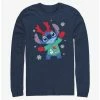 Buy 😍 Disney Lilo & Stitch Reindeer Stitch Long-Sleeve T-Shirt ⌛