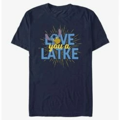 New ✨ Disney Lilo & Stitch Hanukkah Love You A Latke T-Shirt ⌛