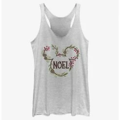 Outlet ✔️ Disney Mickey Mouse Noel Mistletoe Ears 👧 Girls Tank 🔔