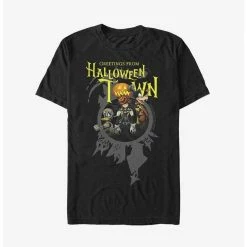 Promo 👍 Disney Kingdom Hearts Greetings From 🎃 Halloween Town Extra Soft T-Shirt 🔥