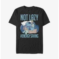 Best Pirce 👍 Disney Lilo & Stitch Lazy Energy Extra Soft T-Shirt 🥰