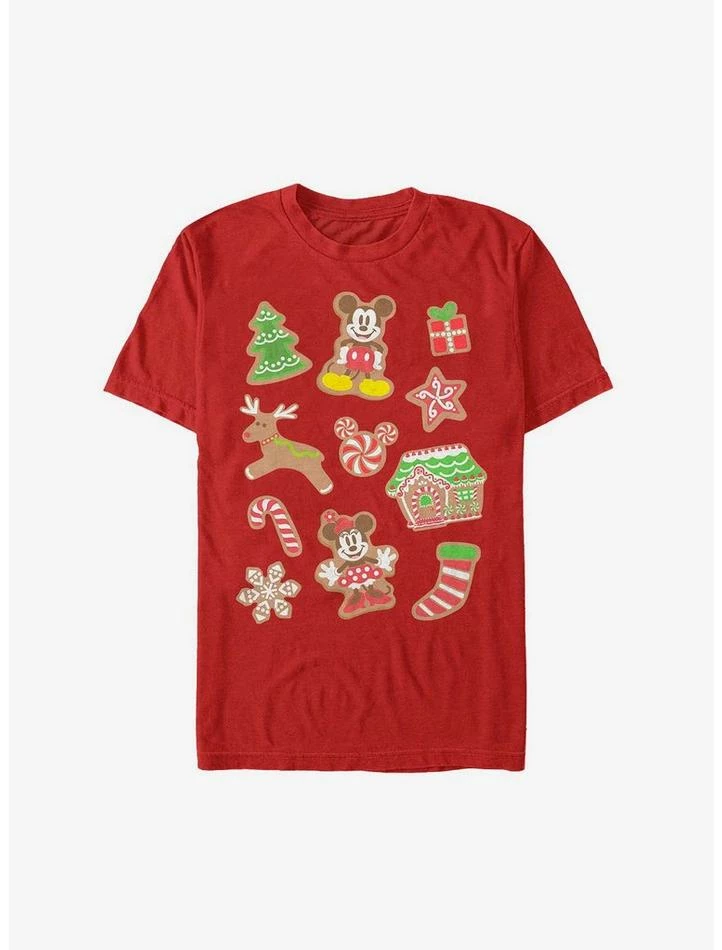 Coupon 🛒 Disney Mickey Mouse Gingerbread Mice Extra Soft T-Shirt 👏