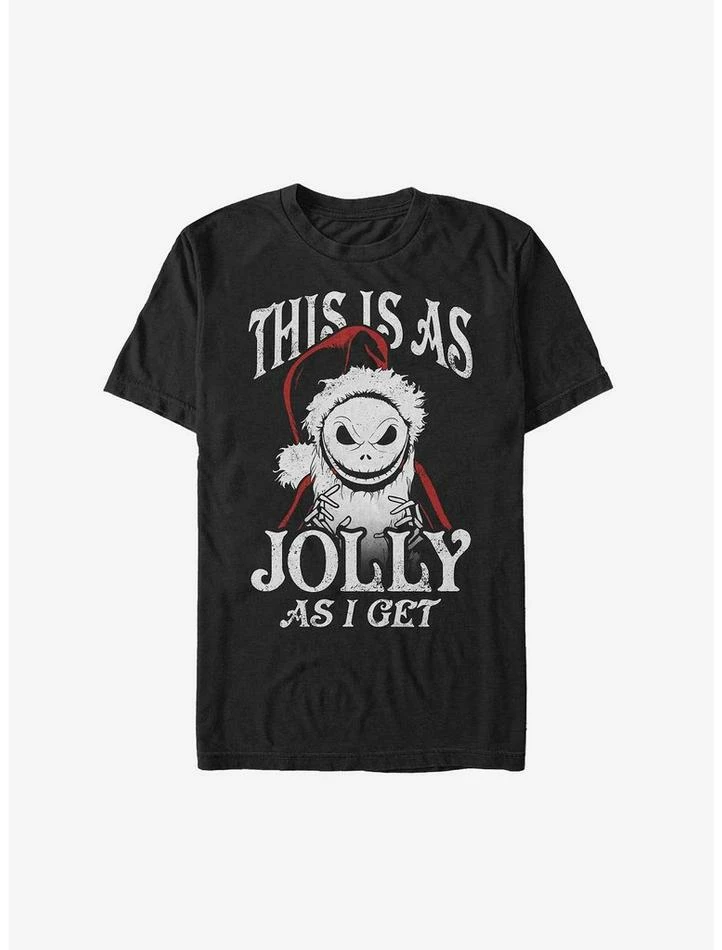 Buy 🔔 Disney The Nightmare Before 🎄 Christmas Santa Jack Jolly As I Get Extra Soft T-Shirt ✨
