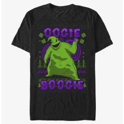 Budget 🔔 Disney The Nightmare Before 🎄 Christmas Oogie Boogie Ugly 🎄 Christmas Extra Soft T-Shirt 😀