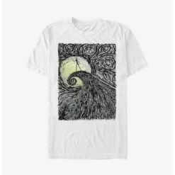 Outlet ⭐ Disney The Nightmare Before 🎄 Christmas Jack On Spiral Hill Extra Soft T-Shirt 🔔