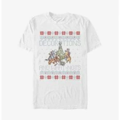 Outlet 🌟 Disney Winnie The Pooh Decorations and What-Nots Ugly 🎅 Christmas Extra Soft T-Shirt 🔥