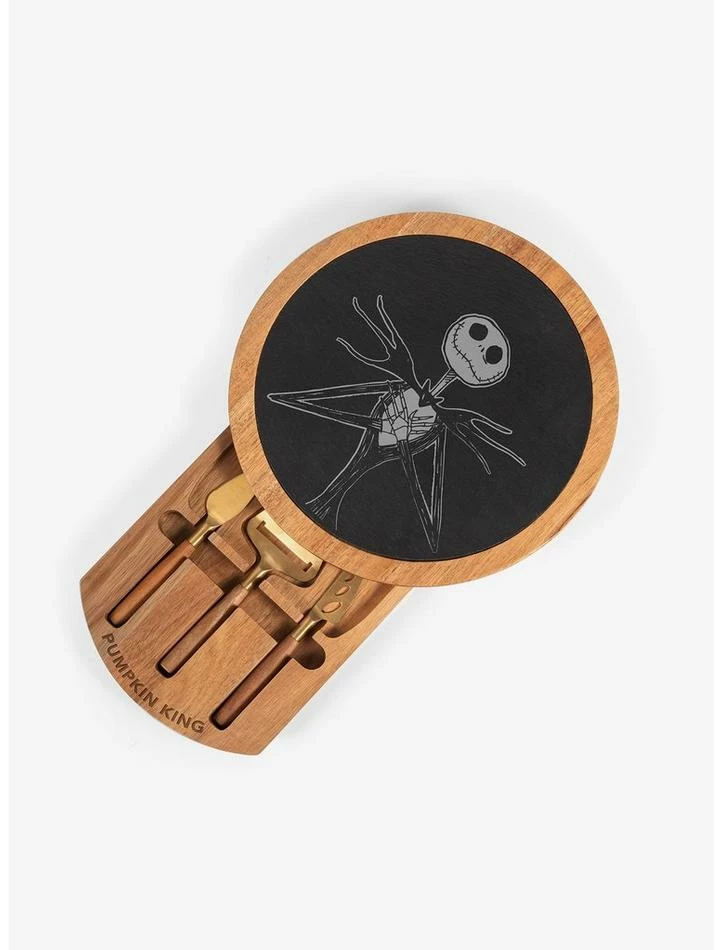 Wholesale โญ The Nightmare Before ๐
Christmas Jack Insignia Acacia And Slate Serving Board With Cheese Tools Set ๐ - Image 2