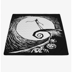 Promo 😉 The Nightmare Before 🎄 Christmas Jack Impresa Picnic Blanket 😉