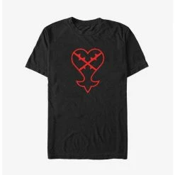 Flash Sale 🔔 Disney Kingdom Hearts Heartless Symbol Big & Tall T-Shirt 🔔
