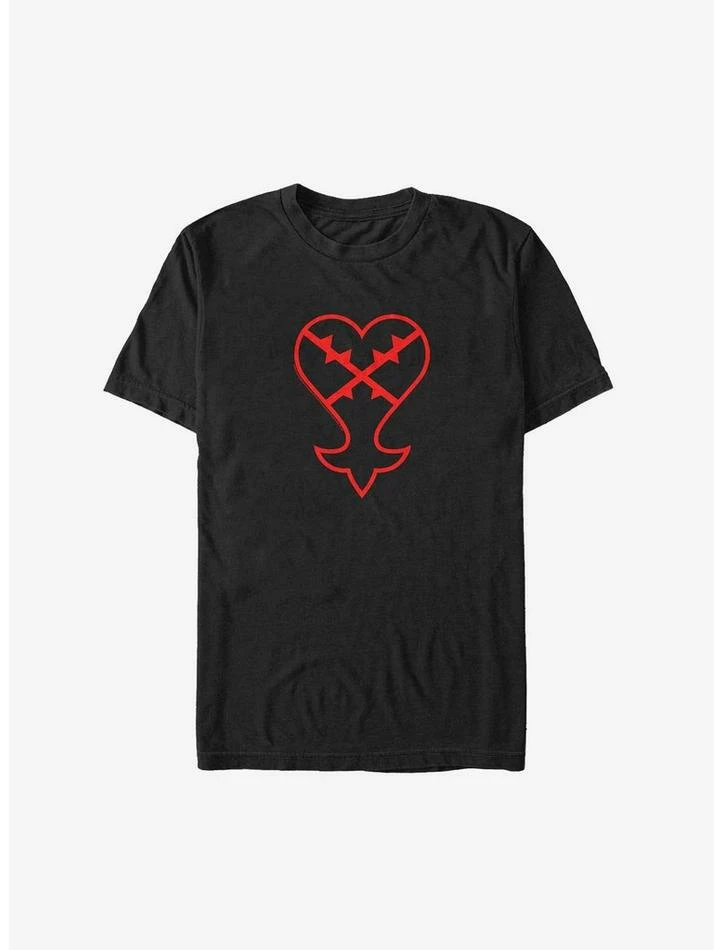Flash Sale 🔔 Disney Kingdom Hearts Heartless Symbol Big & Tall T-Shirt 🔔