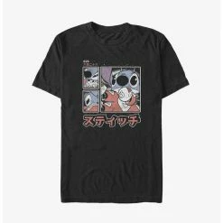 Top 10 🧨 Disney Lilo & Stitch Pew Pew Comic In Japanese Big & Tall T-Shirt 😉