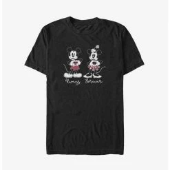 Flash Sale 👏 Disney Mickey Mouse Always Forever Mickey and Minnie Big & Tall T-Shirt 😍
