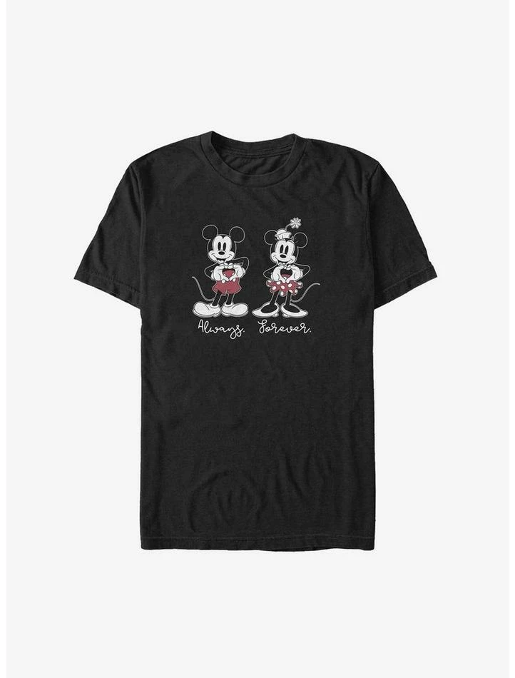 Flash Sale ๐ Disney Mickey Mouse Always Forever Mickey and Minnie Big & Tall T-Shirt ๐