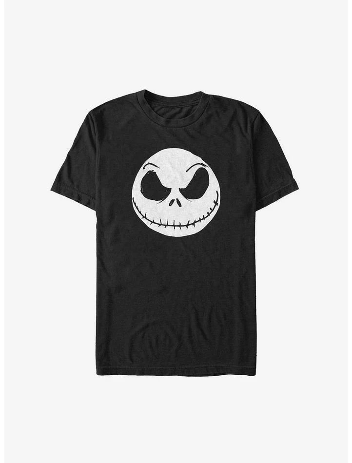 Promo ๐งจ Disney The Nightmare Before ๐ Christmas Big Face Jack Big & Tall T-Shirt ๐