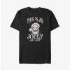 Hot Sale 💯 Disney The Nightmare Before 🔔 Christmas Jolly Santa Jack Big & Tall T-Shirt 👏