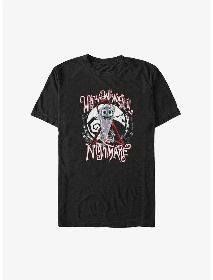 Best Pirce 𧨠Disney The Nightmare Before π Christmas Santa Jack What A Wonderful Nightmare Big & Tall T-Shirt π€©