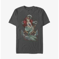Cheapest 🌟 Disney The Little Mermaid Ariel Anchor T-Shirt ✔️