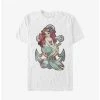 Promo 🤩 Disney The Little Mermaid Ariel Anchor T-Shirt 😉