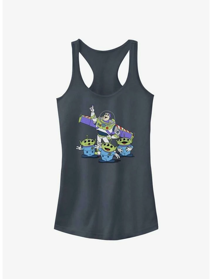 Wholesale 👍 Disney Pixar Toy Story Vintage Buzz and Aliens 👧 Girls Tank 🥰