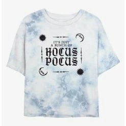 Budget 🎁 Disney Hocus Pocus Sun and Moon Tie-Dye 👧 Girls Crop T-Shirt ⌛