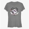 Promo 😀 Disney The Nightmare Before 🎄 Christmas Beware of 🐶 Dog Zero 👧 Girls T-Shirt 😍