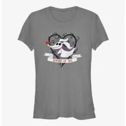 Promo 😀 Disney The Nightmare Before 🎄 Christmas Beware of 🐶 Dog Zero 👧 Girls T-Shirt 😍