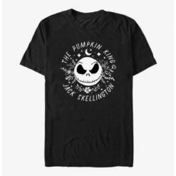 Brand new 🧨 Disney The Nightmare Before 🎄 Christmas Jack Skellington Pumpkin King Face T-Shirt 😀