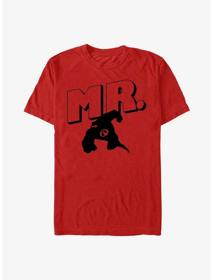 Top 10 ❤️ Disney Pixar The Incredibles Mr. Incredible Shadow T-Shirt 🎉