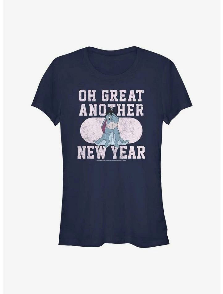 Cheapest ๐ Disney Winnie The Pooh Eeyore Another New Year ๐ง Girls T-Shirt โ๏ธ
