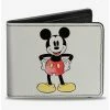 Promo 🛒 Disney Mickey Mouse Standing Pose And Script Bifold Wallet ⌛