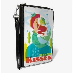 Coupon ๐ Disney The Little Mermaid Ariel And Flounder Mermaid Kisses Pose Zip Around Wallet ๐